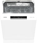 Gorenje Geschirrspüler GU642E90W EU/60, Maße 81,5 x 59,9 x 59,7 cm, 8 Programm, 60 breite, 13 Maßgedecke, 3 Körbe, Unterbaugerät, Made in EU, EEK: D