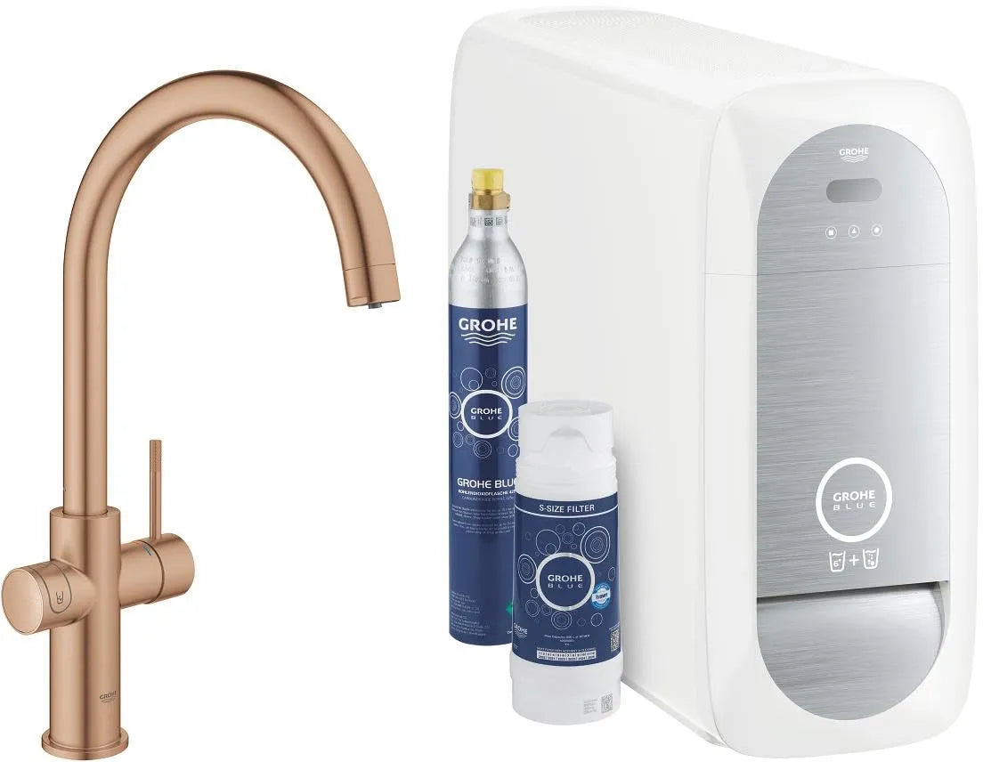 Modell Home Starter Kit Bluetooth 31455DL1 Grohe Blue, WiFi C-Ausl. warm Sunset Geb