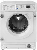 Indesit Modell BIWDIL861485EU L60cm 1400, 8/6 kg, trs, Blanc, Lave-linge séchant tout intégrable, Induction, min