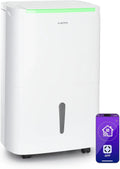 Klarstein Luftentfeuchter 25-30m, DryFy Connect 30L Smart, 30L/Tag, Fassungsvermögen 30L, Fassungsvermögen 5L Tank, Raumluftentfeuchter für 25-30m²