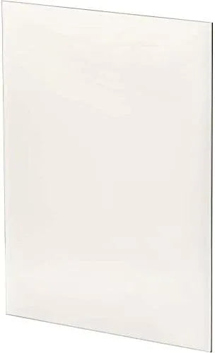 Kaminofen, hitzebeständige Kaminscheibe mit Temperaturbeständig bis 660 °C, Maße 260 x 280 mm, Stärke 4 mm, Glasplatte für