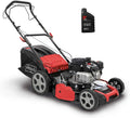 Scheppach Rasenmäher MS180-51, 5,4 PS, 51cm Schnittbreite, Fassungsvermögen 65L Korb, 8-Fach Verstellung, inklusive. Motoröl, Benzin mit Radantrieb