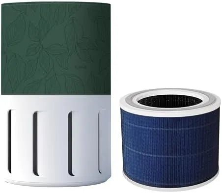 Luftreiniger H13, Allergiker Leaf HEPA + Filter-Kit Air Klyna S I 300 CADR, 21,5 dB, Smart App, Alexa, Siri