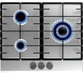 Cecotec Modell 3200F, 3 Brenner, Edelstahl, Triple-Crown WOK-Brenner, Sicherheitsventilsystem, Leistung 6250W, Gasherd Bolero Squad G Inox
