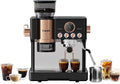 Espresso-Siebträgermaschine, mit Mahlwerk und Manuellem Milchschäumer,3-in-1, Tjean Barista Senso Doppelboiler
