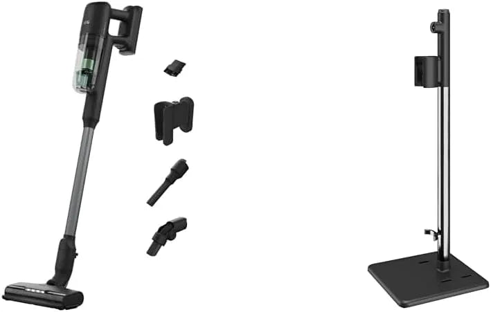 AEG Akku-Staubsauger 7000 AP71UB14AM AZE164, bis zu 40 Min. Laufzeit, Ultimate ÖKO & Ladestation, alle Böden, Matte Black, Ultraleicht 2,2 kg