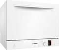 Bosch Geschirrspüler SKS2ITW00E, Serie 2, Freistehender Kompakt 55 cm, Mini Spülmaschine, ckkorb, schneller sauberes Geschirr, Extra Trocknen, Weiß