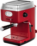 Russell Hobbs Espressomaschine 28250-56, 15 Bar, Kaffeemaschine, 2 Tassen-Einsätze, Fassungsvermögen 1,1l abnehmbarer Wassertank, Siebträgermaschine