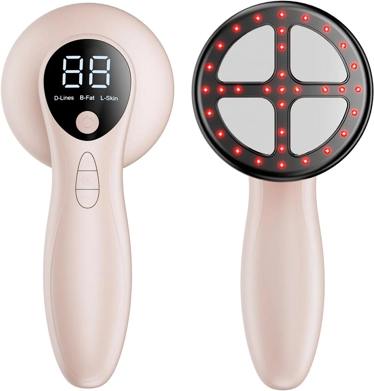 Massage Anti Handmassagegerät Massagegerät Cellulite, VerfüGt über 4 MassageköPfe mit GrößEren Bereichen für Bauch, Taille, Arme, Beine, Gesäß