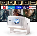 Modell Beamer 4K & 8K Unterstützt 1080P HY350MAX Magcubic Mini, 180° Dreh Smart Beamer Heimkino, Leistung 12W Lautsprecher