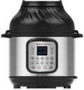 Instant Pot, Dampfgarer, DUO CRISP + Air Fryer 8L Multikocher. 11 Funktionen in 1: Schnellkochtopf, Bratpfanne, Metall, Slow Kocher