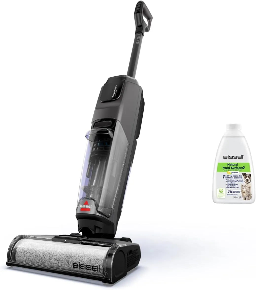 Nass- und Trockensauger 3912N, Bissell CrossWave OmniForce, Kabelloser, Waschsauger, 240m² Mehrflächenreinigung, Nasssauger mit Hoher Leistung