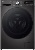 LG Waschtrockner W4WR70E6YB, Maße 60x62x85 cm, Energieklasse A, AI Direct Drive, Außentür aus gehärtetem Glas, Frontbeladung 11-6 kg, Wi-Fi