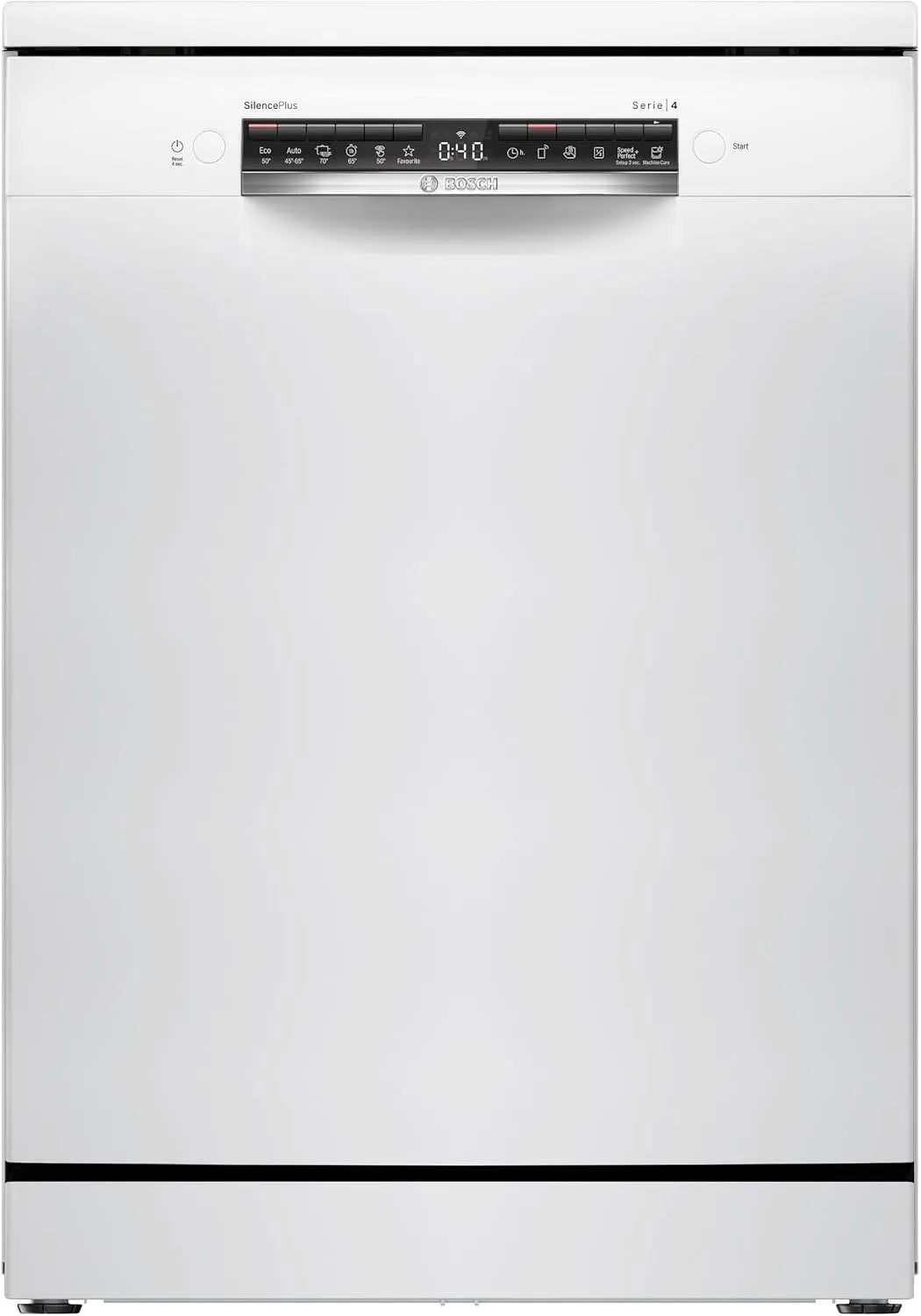 Bosch Geschirrspüler SMS4EVW08E, Rackmatic, Serie 4, Smarter in freistehender Ausführung 60 cm, ckschublade, Intensive Reinigung, Automatikprogramme