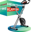 Fahrrad Ultrasport Heimtrainer, mit Komfort-Sattel I Ergometer Heimtrainer, Indoor Bike, Klappbar I Hometrainer Klappbar Extra Leise bis 130 KG