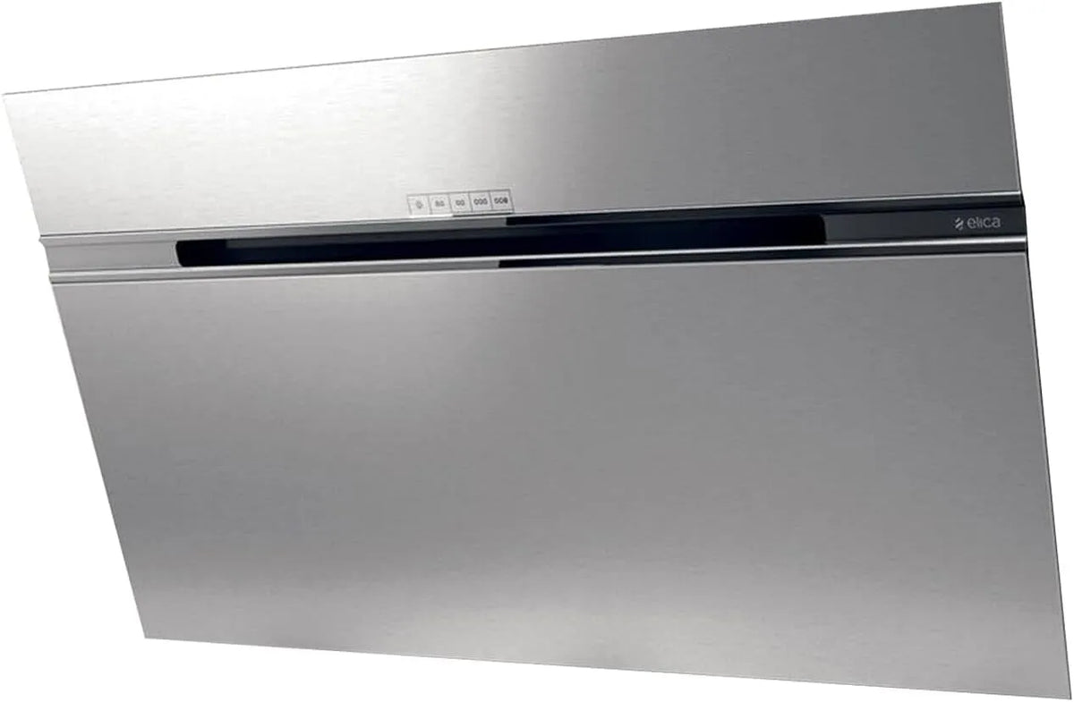 Elica Modell IX, 90 wandmontierbar 735 M³/h C Edelstahl, Stripe IX