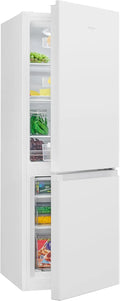Bomann Kühlschrank KG 320.2, Breite 143cm, Fassungsvermögen 175L Kühlgefrierkombi, Energieklasse E, weiß, Kühl Gefrierkombination leise 39 dB