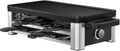 WMF Grill, 8 Pfännchen und Spatel, Lono Selection Raclette 8 Personen, 1500W Leistung, keramikbeschichtete Grillplatte, Temperaturregelung und Ablage