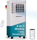 Klimaanlage Könighaus Smarte Mobile, Leistung 2,1 kW, 24 h Timer, Schnell & Leise & Effizient, 7000 BTU, Sleep-Mode, inklusive Fernbedienung