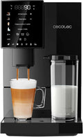 Cecotec Kaffeemaschine, Fassungsvermögen 400 ml Milch, 19 Bar, Fassungsvermögen 1,1 L Wassertank, Superautomatische Cremmaet Compactccino Black