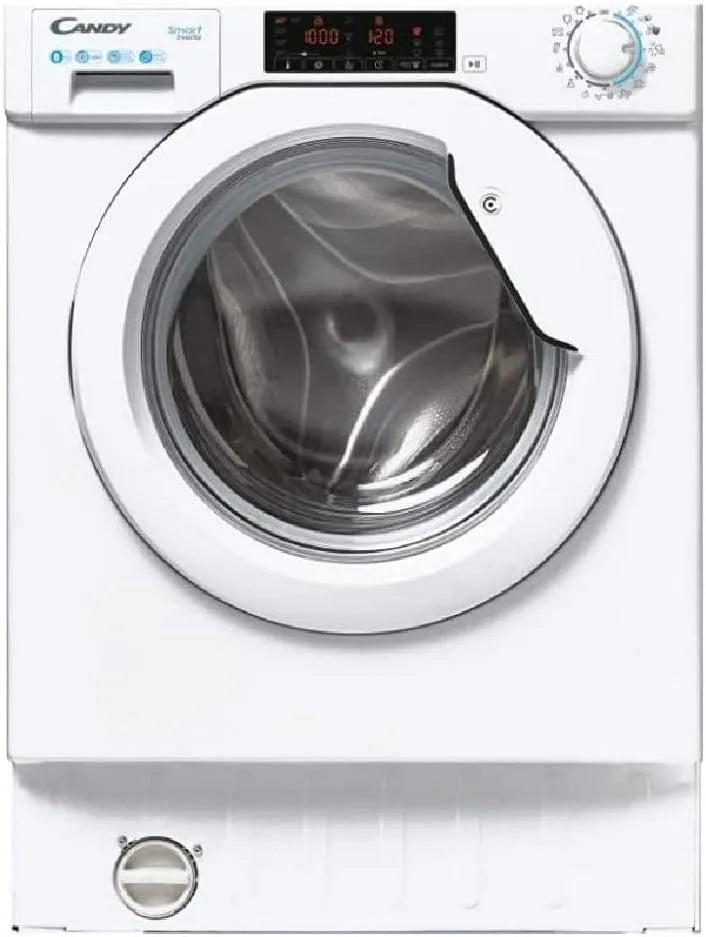 Candy Modell 48TWME-S 1400, Frontbeladung voll integriert, Gewicht 8kg Waschen, CBW Einbau Frontbeladung, min Weiß, Startzeitvorwah Liter