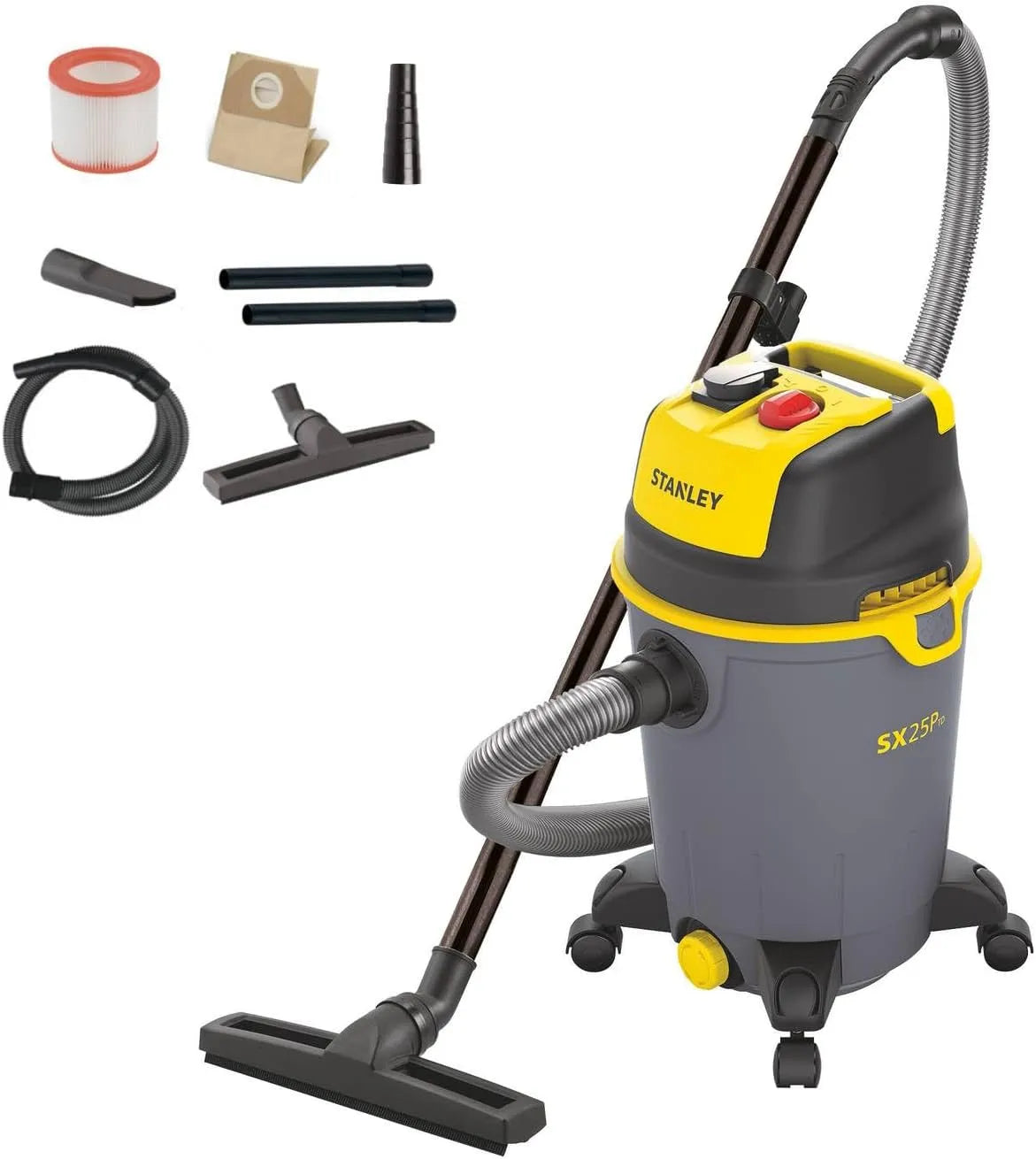 Nass-/Trockensauger SXVC25PTDE Stanley Nass und, Fassungsvermögen 25 l, Leistung 1200 W