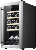Cecotec Kühlschrank 1550, 15 Flaschen, Reguliert Temperatur Ihrer Weine zwischen 5 und 18 ºC, Weinkühlschrank Bolero Grandsommelier Inox Compressor