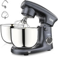 Küchenmaschine 4L+5L Camic, 10 Geschwindigkeitsstufen, Knet, Schneebesen, Zeit einstellen, Brot, mit 3 Zubehörteilen, 2 Edelstahlschüsseln, Rühr