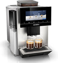 Siemens Kaffeevollautomat EQ900 TQ903DZ3, plus, 36 Heiß- und Kaltgetränke, großes farbiges TFT-Display, autom. Reinigungsystem via Kartuschen