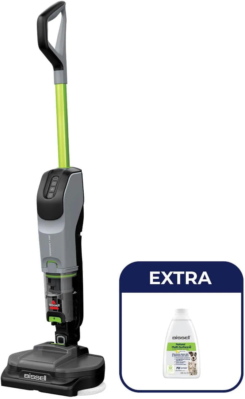 Modell + Vac Pet 3885N Bissell SpinWave, Wischen und Staubsaugen, Kabelloser Hartbodenreiniger, Für Alle Hartböden, Einfache Reinigung