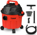 Nass-/Trockensauger, Kupferdrahtmotor, Hoteche 800W Nass- &, 10L Fassungsvermögen, ideal für Familie und Werkstatt, Kunststoffbehälter