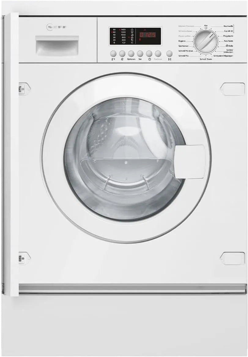 Neff Waschtrockner V6540X3, Geräuschwert Waschen:72 dB, Trommelvolumen: 52 l, bis zu 4 kg, Einbau, Vollintegrierbar, AquaStop, Made in Germany