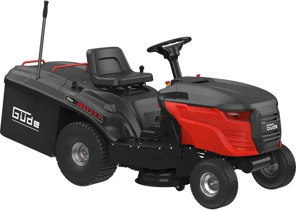 Güde Rasentraktor Hydrostat GAR 685 T, kraftvoll, wendig für große Rasenflächen, Parkanlagen, Fassungsvermögen 210 L Fangsack, Luftbereifung, Garten