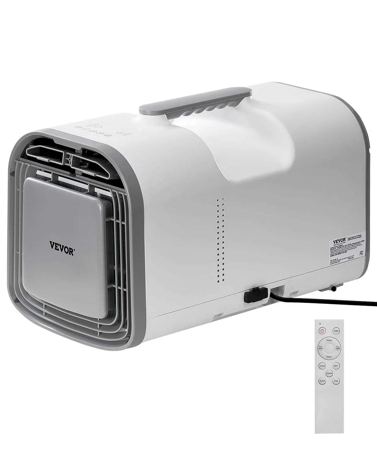 Vevor Klimaanlage 3-Gang-Klimagerät 24-Stunden-Timer, Maße 510x270x315 mm, tragbar, Kühler, DC, Wohnmobile oder den Heimgebrauch, 4250 BTU