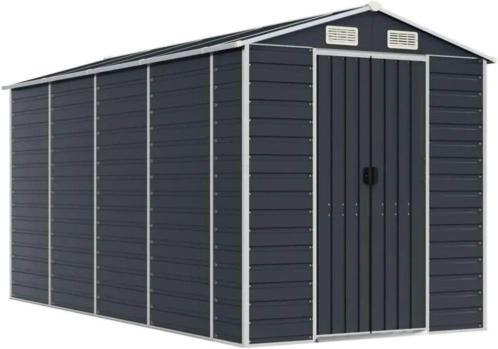 Modell Anthrazit Maße 191x385x198 cm Verzinkter Stahl kangmusi3188256 Kangmusi Ger?tehaus