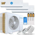 Klimaanlage Danyon Multisplit, 3 Innengeräte, 27000 BTU, Leistung 7,9 kW, WiFi und Smart-Home, Inverter Klimagerät mit Heizfunktion