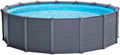 Intex Pool, Graphite Panel Frame 478 x 124 cm