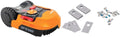 Worx WR165E WA0190, Bluetooth und schwimmendem Mähdeck Landroid Ersatzmesser, Landroid Plus Mähroboter für kleine Gärten bis 500 qm mit WLAN
