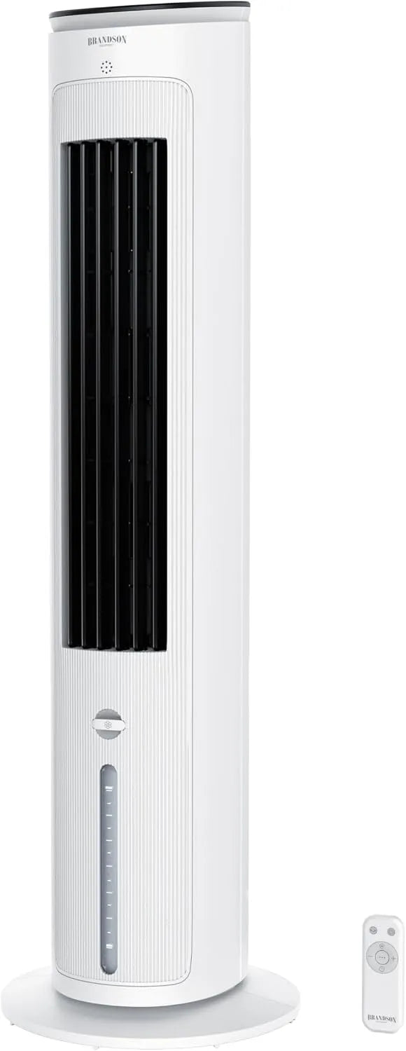 Klimaanlage, mobile ohne Abluftschlauch, 5 in 1, Turmventilator mit Wasserkühlung, Luftkühler, leise, Fassungsvermögen 4,7 L Wassertank, Brandson