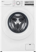 LG Waschmaschine F4WV31X3G 1400, Frontbeladung 10,5 kg, 62 x 60 x 85 cm ꟷ Weiß, Energieklasse B, min, AI Direct Drive, Wi-Fi