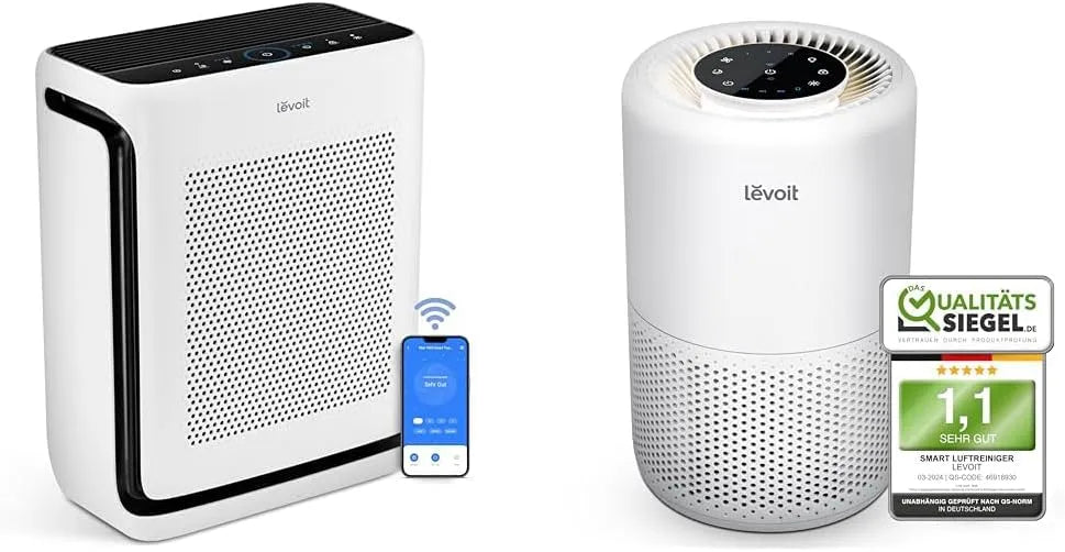 Luftreiniger LEVOIT, Luftfilter gegen Schimmel Staub Pollen Tierhaare, Allergiker mit Tiermodus & HEPA Filter für Allergiker