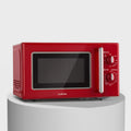 Klarstein Mikrowelle, Fassungsvermögen 20 Liter Garraum, 1000 Watt Leistung, Caroline, QuickSelect, Edelstahl, 2-in-1 Grillfunktion, 700, Ø 25,5cm
