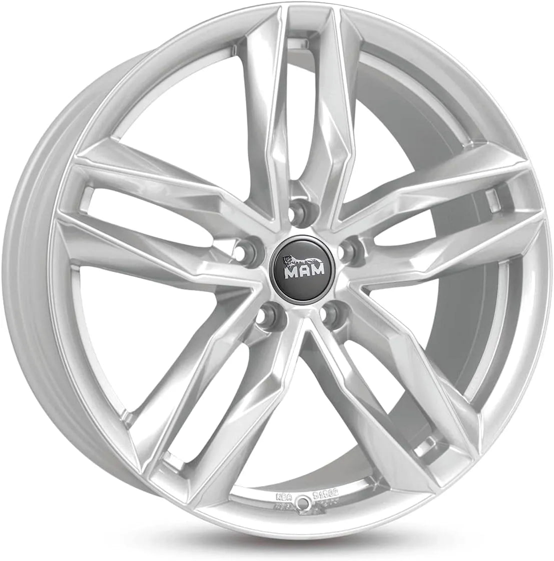 8 5/112 66,6 SILVER PAINTED Modell RS3 5Jx20 ET45