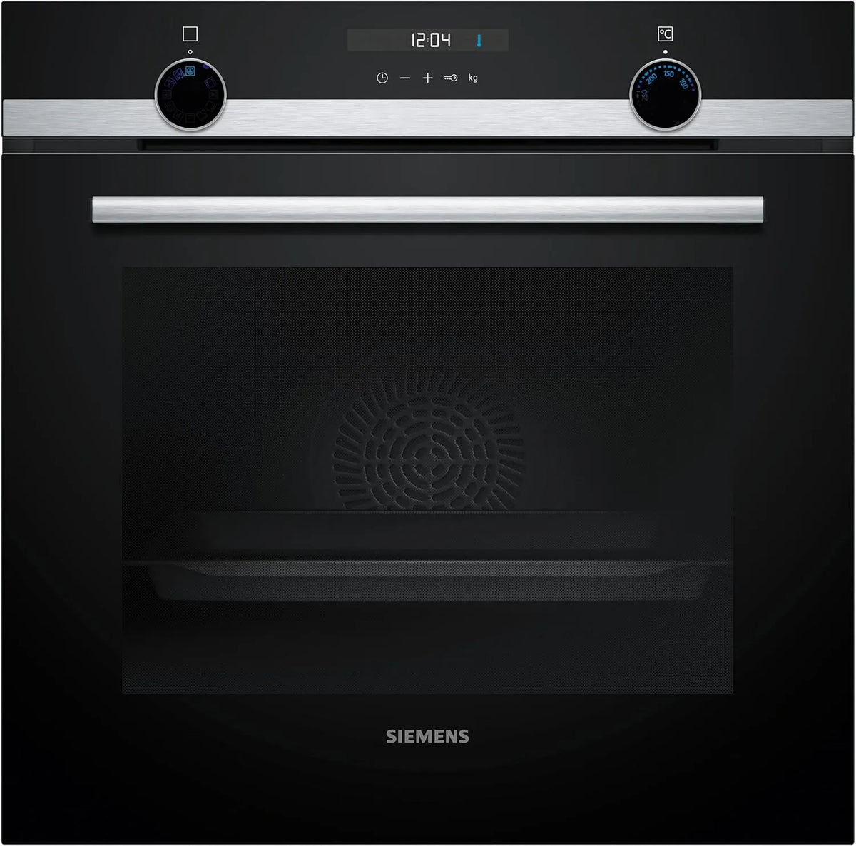 Siemens Backofen HB517GBS3 iQ500 cookControl10, 3D Heißluft, lightControl für intuitive Bedienung, Schnellaufheizung, Einbau 60 x 60 cm, softMove