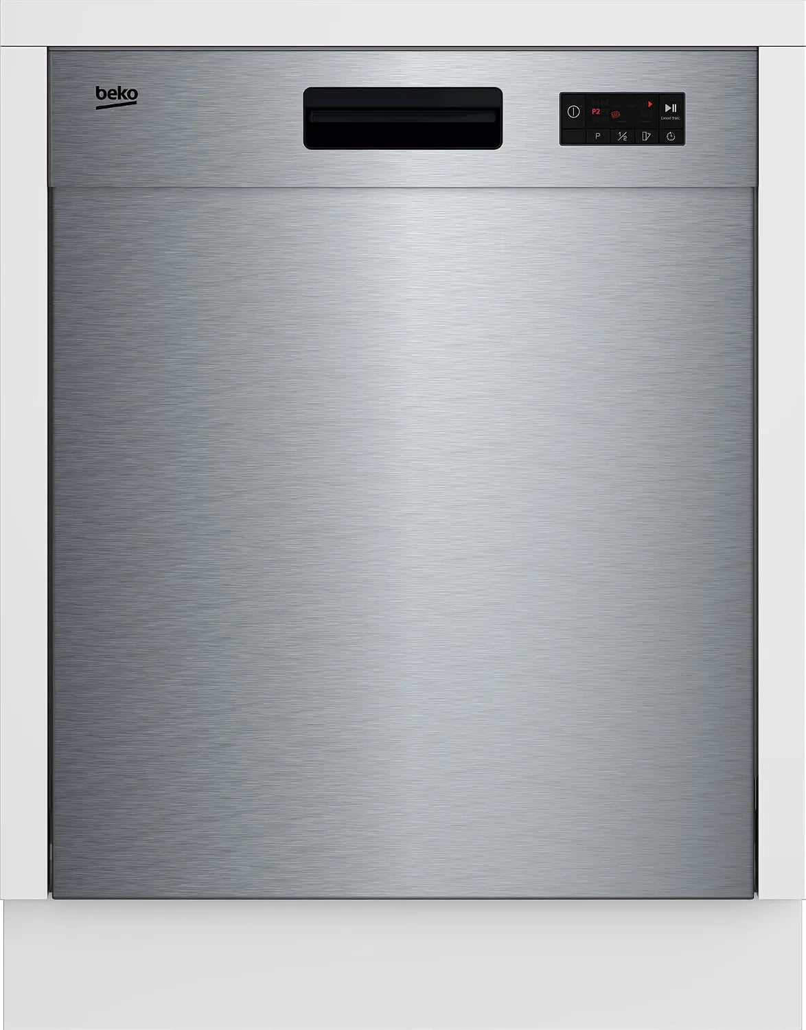 Beko Geschirrspüler BDUN15430X b300, für 14 Maßgedecke, 4 Temperaturen, halbe Beladung, Quick&Clean, Unterbau 60 cm, 3 Spülebenen, 5 Betriebsprogramme