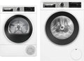 Bosch Wärmepumpentrockner WGG244140, Jahr & Waschmaschine Serie 6, Frontbeladung mit 9kg Fassungsvermögen, für 8 kg Wäsche, 176 kWh
