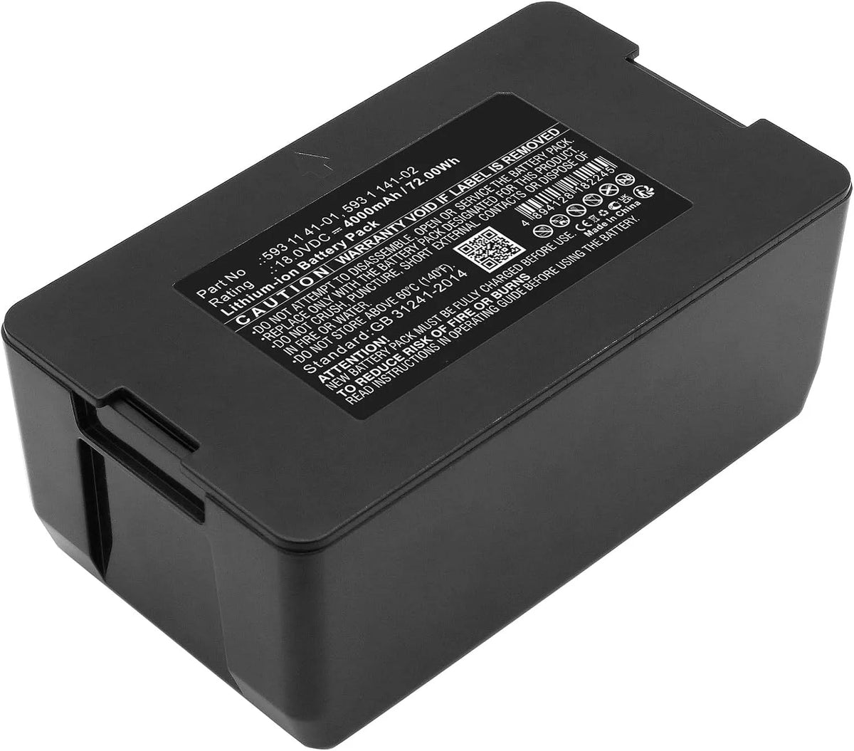 Husqvarna Modell 430X 450X, CELLONIC 1x Akku für Garten Kompatibel mit Automower, Automower 550, 529 60 68-01, 4000mAh, Spannung 18V