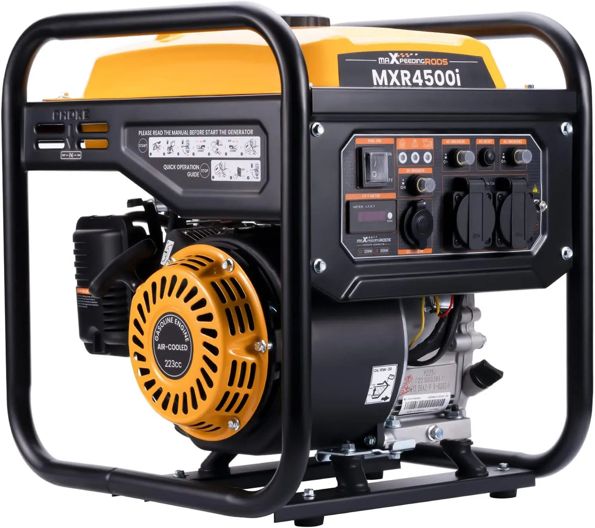 Stromgenerator, mit zwei 230V Steckdosen Offener Inverter als Notstromaggregat hausversorgung für Garage Werkstatt Baustelle