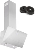 Klarstein Dunstabzugshaube, 305m³/h, Leise Abzugshaube Abluft, Effiziente Wandhauben mit LEDs & Touch Controls, Breite 60cm, h Luftstrom