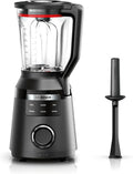Bosch Modell MMB6652B, Leistung 1800W, Fassungsvermögen 2L, Programme für heiße Suppe & Reinigung, spülmaschinenfeste Teile, in Schwarz